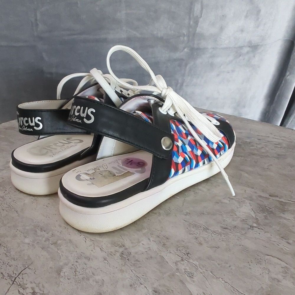 Circus Sam Edelman Murray Size 6.5M Slip On Slingback Snap Sneaker Mules Sandals - Picture 7 of 12